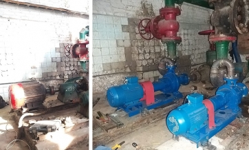 Проведено заміну насосного агрегату відкачки активного мулу потужністю 37 кВт на 3 кВт очисних споруд м. Гайворон