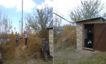 Установлена САУ &laquo;Каскад- ПЧ&raquo; (15 кВт) с глубинным насосом Calpeda на артезианской скважине КП "ЗУКГ"
